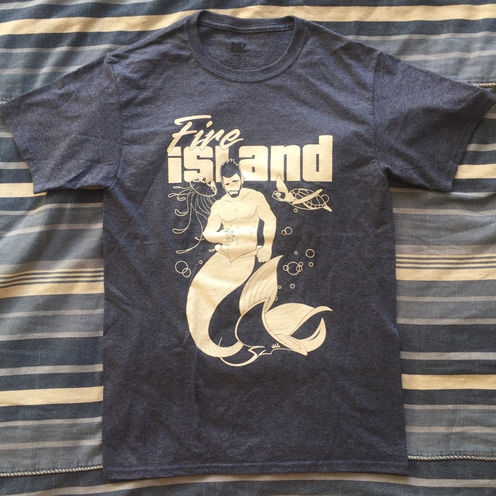 Fire Island Novelty Merman T-Shirt